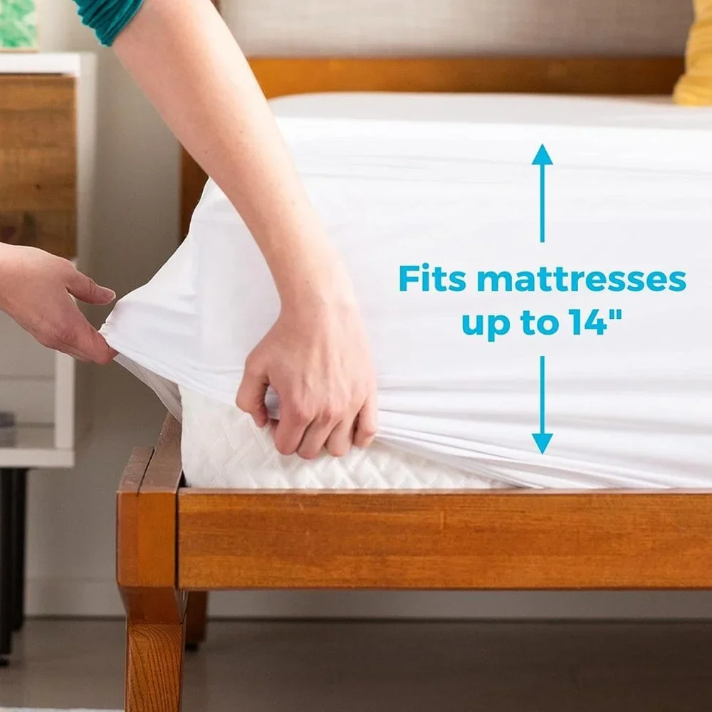 Waterproof Smooth Top Premium Full Mattress Protector Breathable &Hypoallergenic